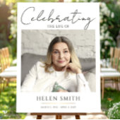 Würdigung des Lebens - Trauerfoto Beerdigung Poster