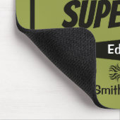 Würdigung des Superhelden Mousepad (Ecke)