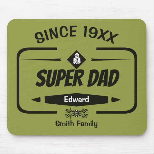 Würdigung des Superhelden Mousepad (Vorne)