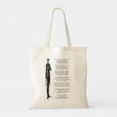 Würdigung des US-Präsidenten Abraham Lincoln Tragetasche (Rückseite)