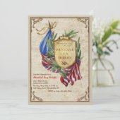 Würdigung unserer Helden-Einladung Einladung (Stehend Vorderseite)