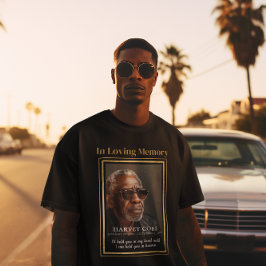 Würdigung von Erinnerungen: Gedenkstätte für Perso T-Shirt