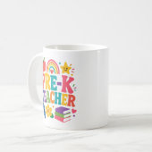 Würdigung von Vorschullehrern Kaffeetasse (Vorderseite Links)