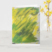 Würdigungskarte Karte (Gelbe Blume)