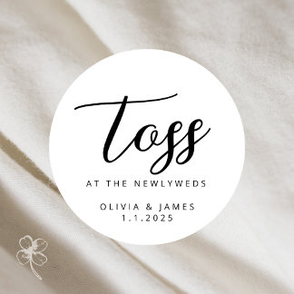 Wurf auf dem Aufkleber