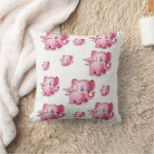 Wurf Kissen Elefant (Decke)