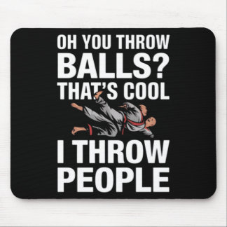 Wurf Leute Martial Arts Karate Yudo Lustig Jiu Mousepad