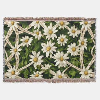 Wurfdecke Ewige Blüte Weidengeflecht Wurfdecke Decke