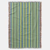 Wurfdecke mit strukturiertem Streifendesign Decke (Vorderseite Vertikal)