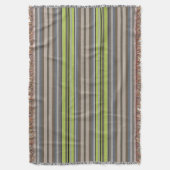 Wurfdecke mit strukturiertem Streifendesign Decke (Vorderseite Vertikal)