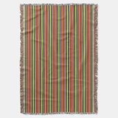Wurfdecke mit strukturiertem Streifendesign Decke (Vorderseite Vertikal)