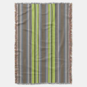 Wurfdecke mit texturiertem Streifendesign Decke (Vorderseite Vertikal)