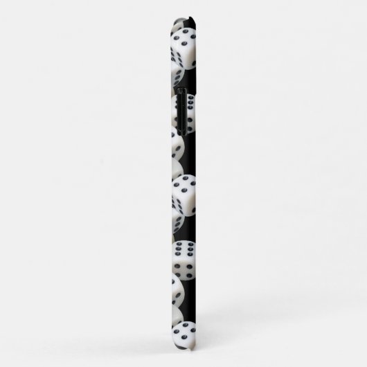 Würfel auf schwarz Case-Mate iPhone hülle (Hinten/Rechts)