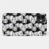 Würfel auf schwarz Case-Mate iPhone hülle (Rückseite (Horizontal))
