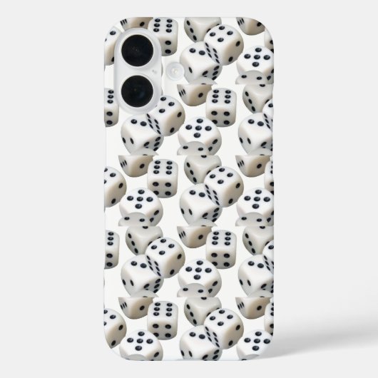 Würfel auf schwarz Case-Mate iPhone hülle (Rückseite)