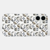 Würfel auf schwarz Case-Mate iPhone hülle (Rückseite (Horizontal))