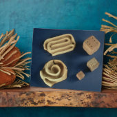 Würfel aus Sandstein und Terracotta-Labyrinth, Har Fotoplatte (Seite)