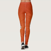 Würfel der Liebe mit Herzen Leggings (Rückseite)