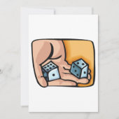 Würfel Einladung (Vorderseite)