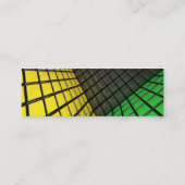 Würfel-Entwurf - Visitenkarte (Rückseite)