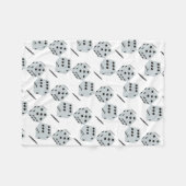 Würfel Fleecedecke (Vorderseite (Horizontal))