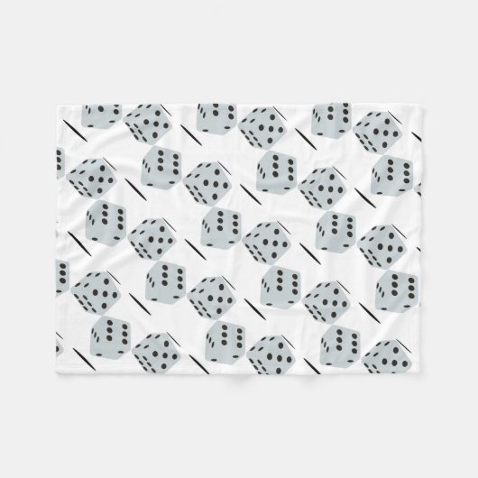 Würfel Fleecedecke (Vorderseite (Horizontal))