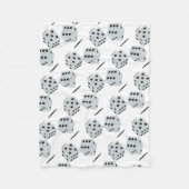 Würfel Fleecedecke (Vorderseite)