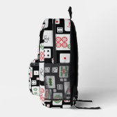 Würfel für Mahjong-Karten Bedruckter Rucksack (Rechts)