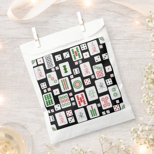 Würfel für Mahjong-Karten Geschenktütchen (Ausgeschnitten)