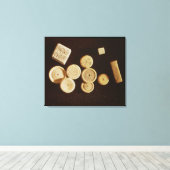 Würfel, gallorömisch leinwanddruck (Insitu (Holzboden))