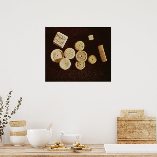 Würfel, gallorömisch poster (Küche)