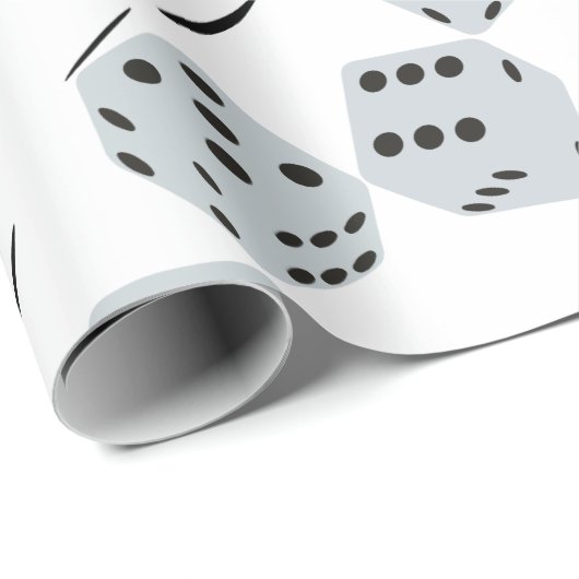 Würfel Geschenkpapier (Rolleneckpunkt)