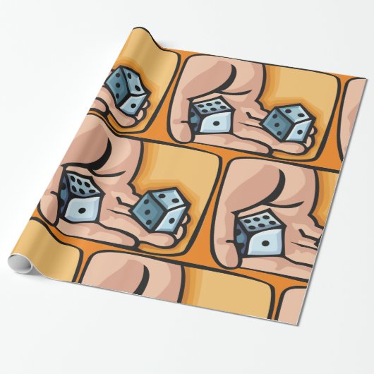 Würfel Geschenkpapier (Ungerollt)