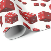 Würfel Geschenkpapier (Rolleneckpunkt)
