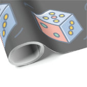Würfel Geschenkpapier (Rolleneckpunkt)