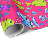 Würfel Geschenkpapier (Rolleneckpunkt)