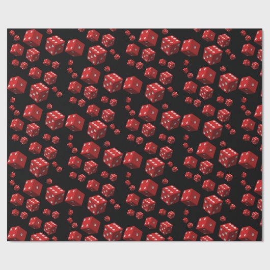 Würfel Geschenkpapier (Flach)