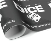 Würfel Geschenkpapier (Rolleneckpunkt)