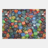 Würfel Geschenkpapier Set (Vorderseite 3)