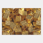 Würfel Geschenkpapier Set (Vorderseite 2)