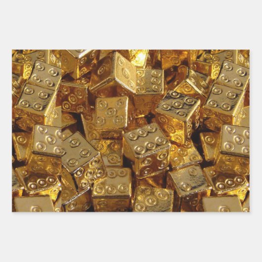 Würfel Geschenkpapier Set (Vorderseite 2)