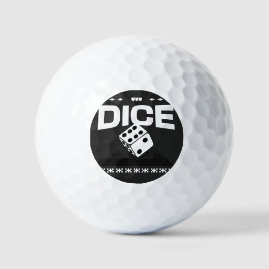 Würfel Golfball (Vorderseite)