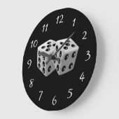 Würfel Große Wanduhr (Winkel)