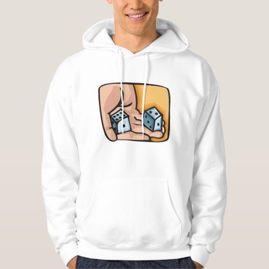 Würfel Hoodie (Vorderseite)