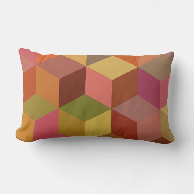 Würfel II Lendenkissen (Vorderseite)