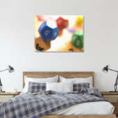 Würfel im Mathematikspiel Leinwanddruck (Insitu (Schlafzimmer))