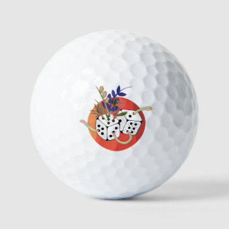 Würfel in einem parallelen Universum Golfball