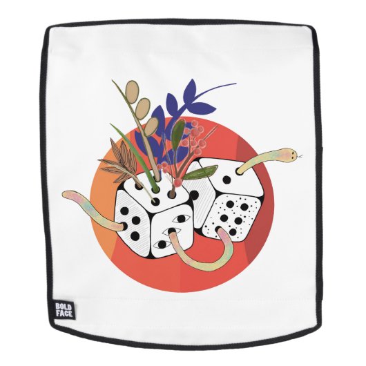Würfel in einem parallelen Universum Rucksack (Abnehmbare Front)