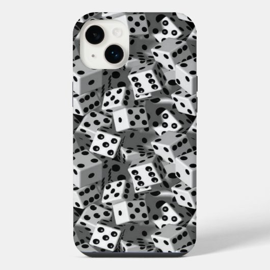Würfel iPhone Hülle (Rückseite)