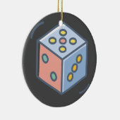 Würfel Keramik Ornament (Rechts)